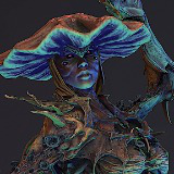Mushroom monster girl