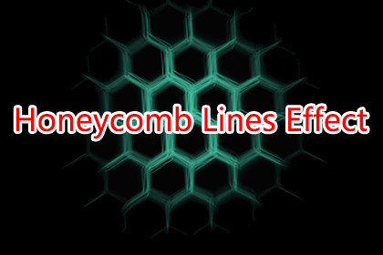 Honeycomb Lines Effect By maything