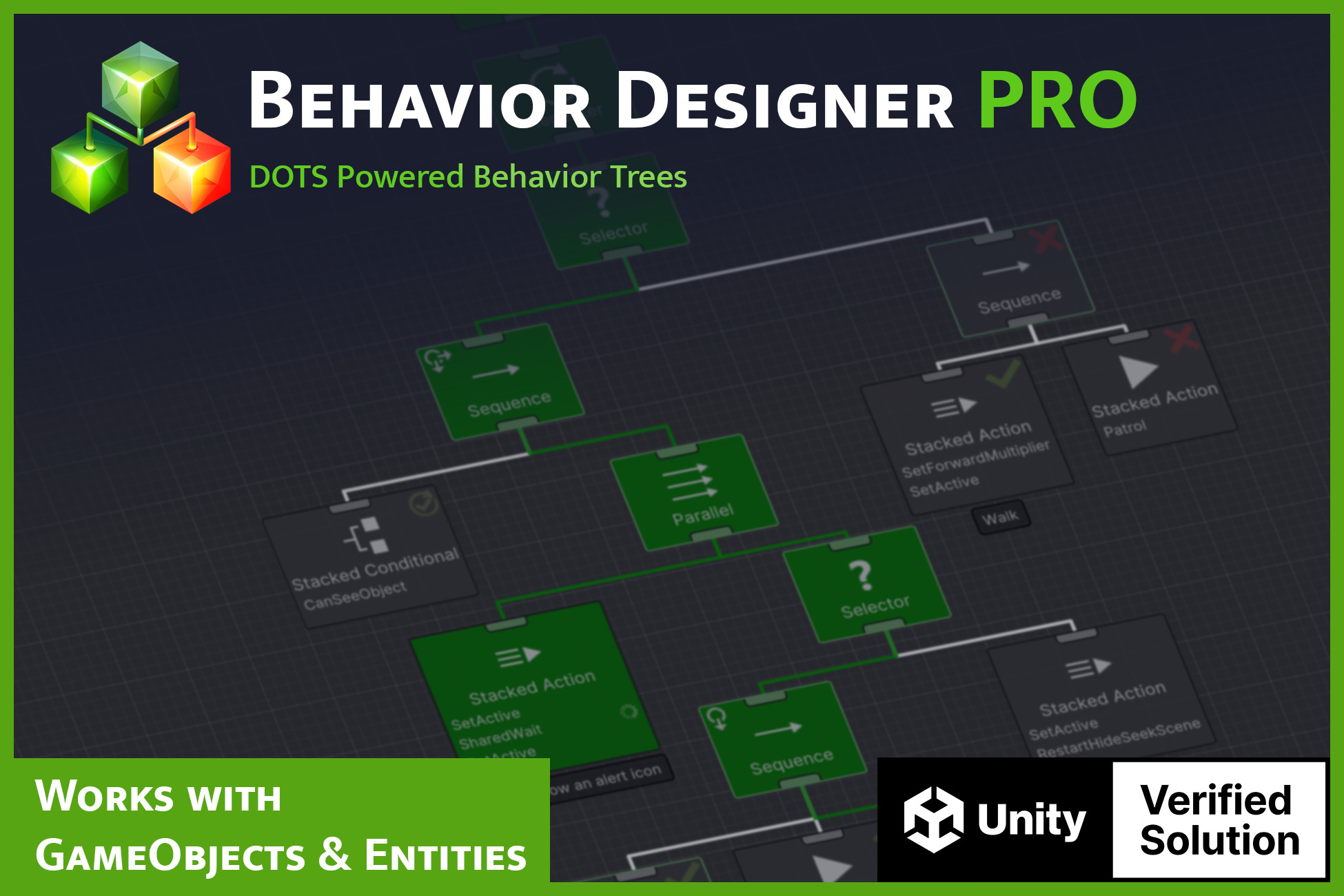 Behavior Designer Pro - DOTS Powered Behavior Trees | Visual Scripting ...
