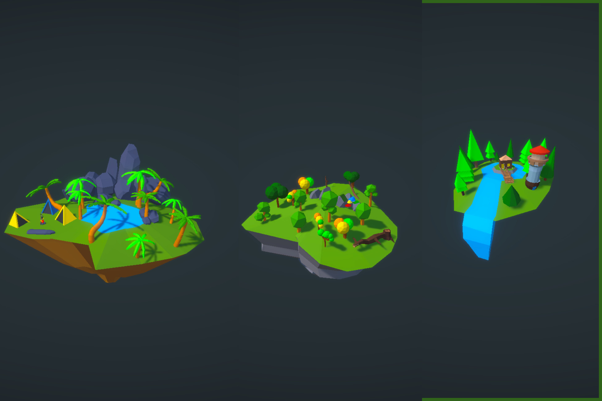 Floating Islands - vol.1 | 3D Environments | Unity Asset Store
