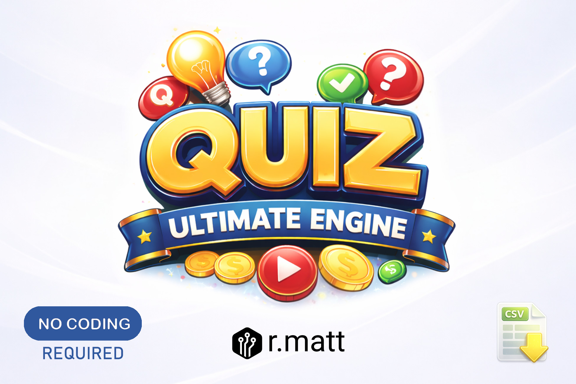 Quiz Ultimate Engine – Quiz System (No-Code, Mobile, WebGL)