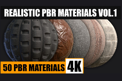 Realistic PBR Materials Vol.01