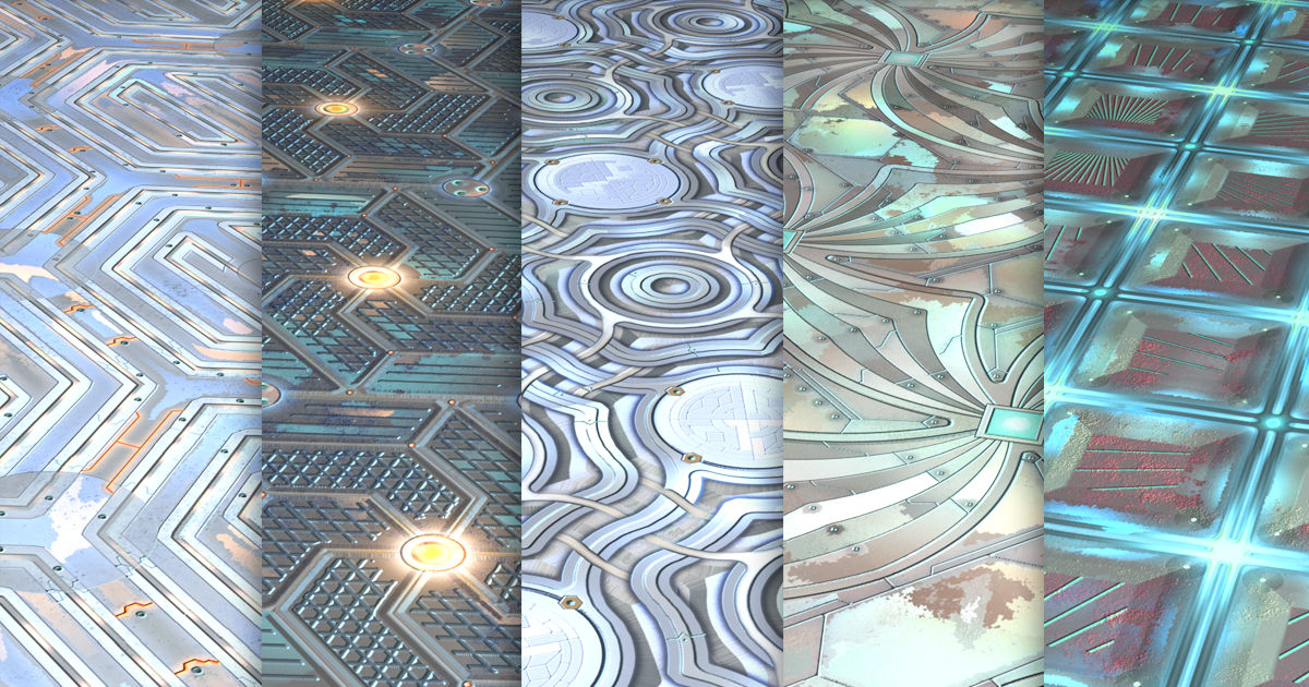 Sci-fi Vol.92 - Hand Painted Textures | 2D Textures & Materials | Unity ...