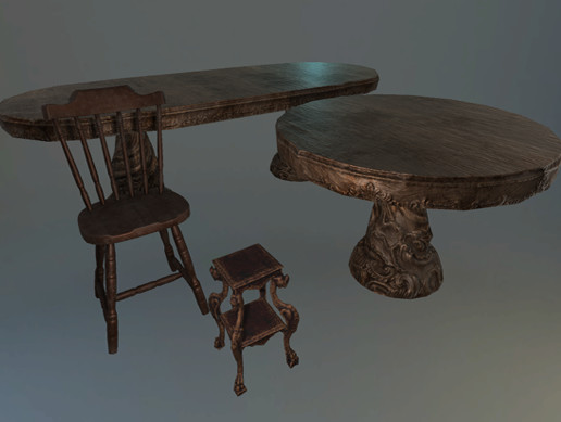 Classic Table01 | 3D Furniture | Unity Asset Store