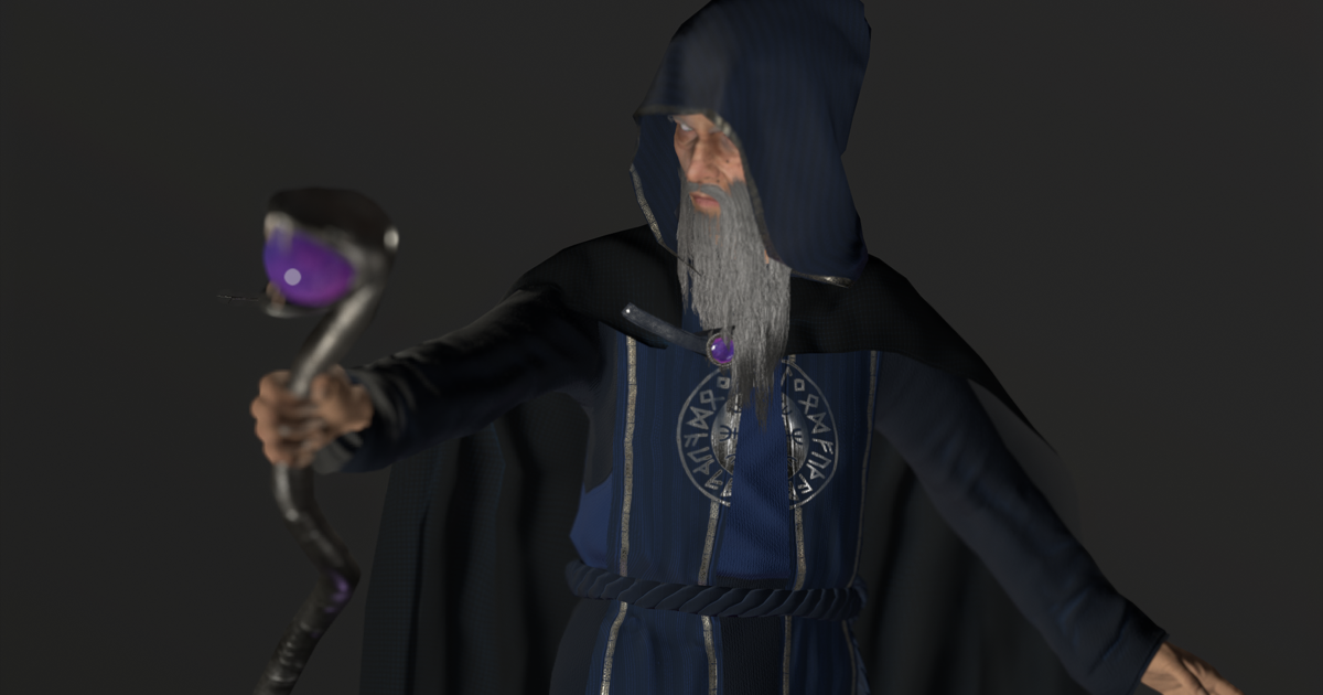 Dark magician | 3D Humanoids | Unity Asset Store
