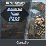 GanzSe Mountain Trade Pass - Stylized Low Poly Environment