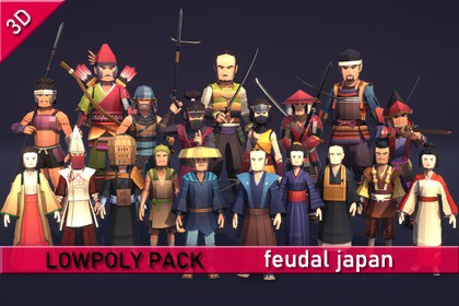 LowpolyPack_Feudal Japan