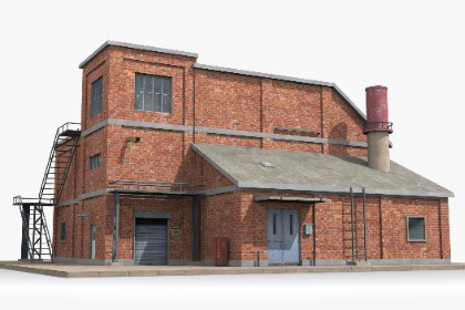 Industrial Factory Building – Variant 32