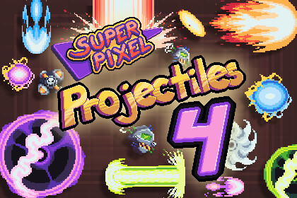 Super Pixel Projectiles Pack 4