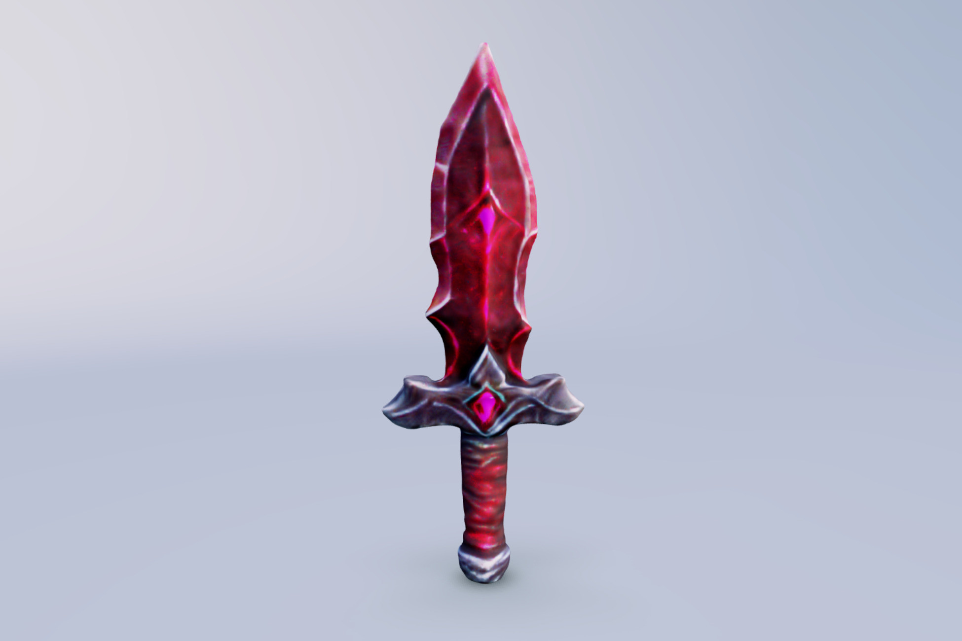 Red ruby dagger | 3D Weapons | Unity Asset Store