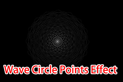 Wave Circle Points Effect By maything