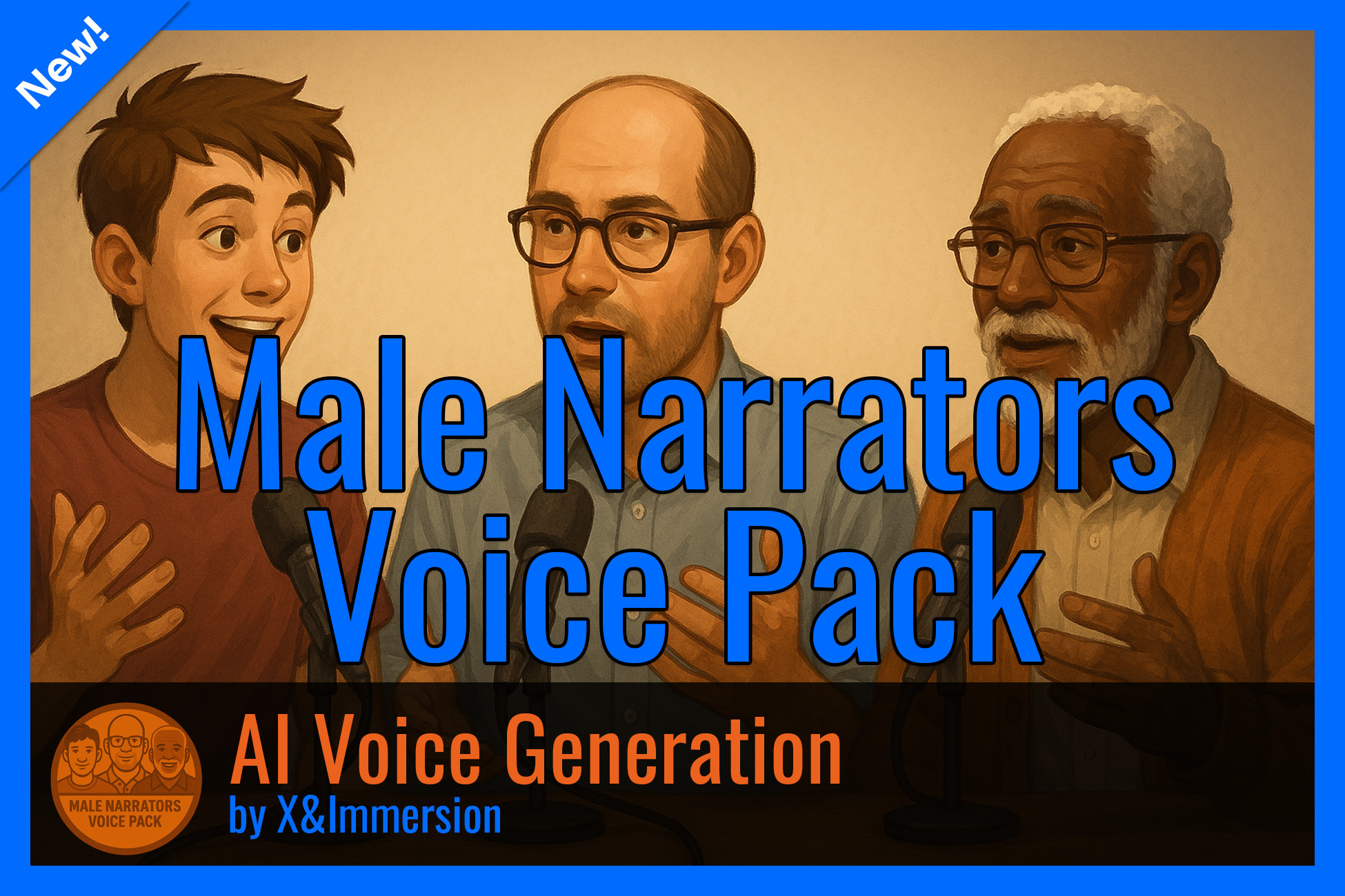Male Narrators Voice Generation | Voices Sound FX | Unity Asset Store