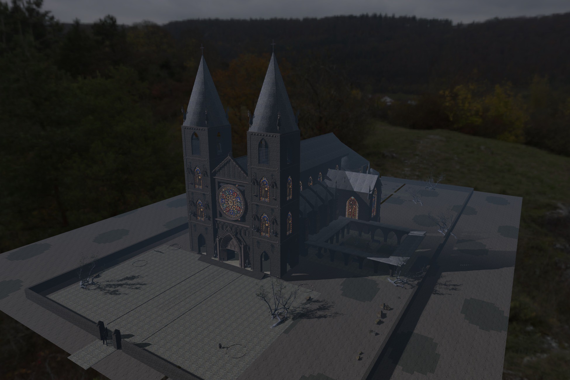 Cathedral of Thorns - Gothic Horror Cathedral (URP)