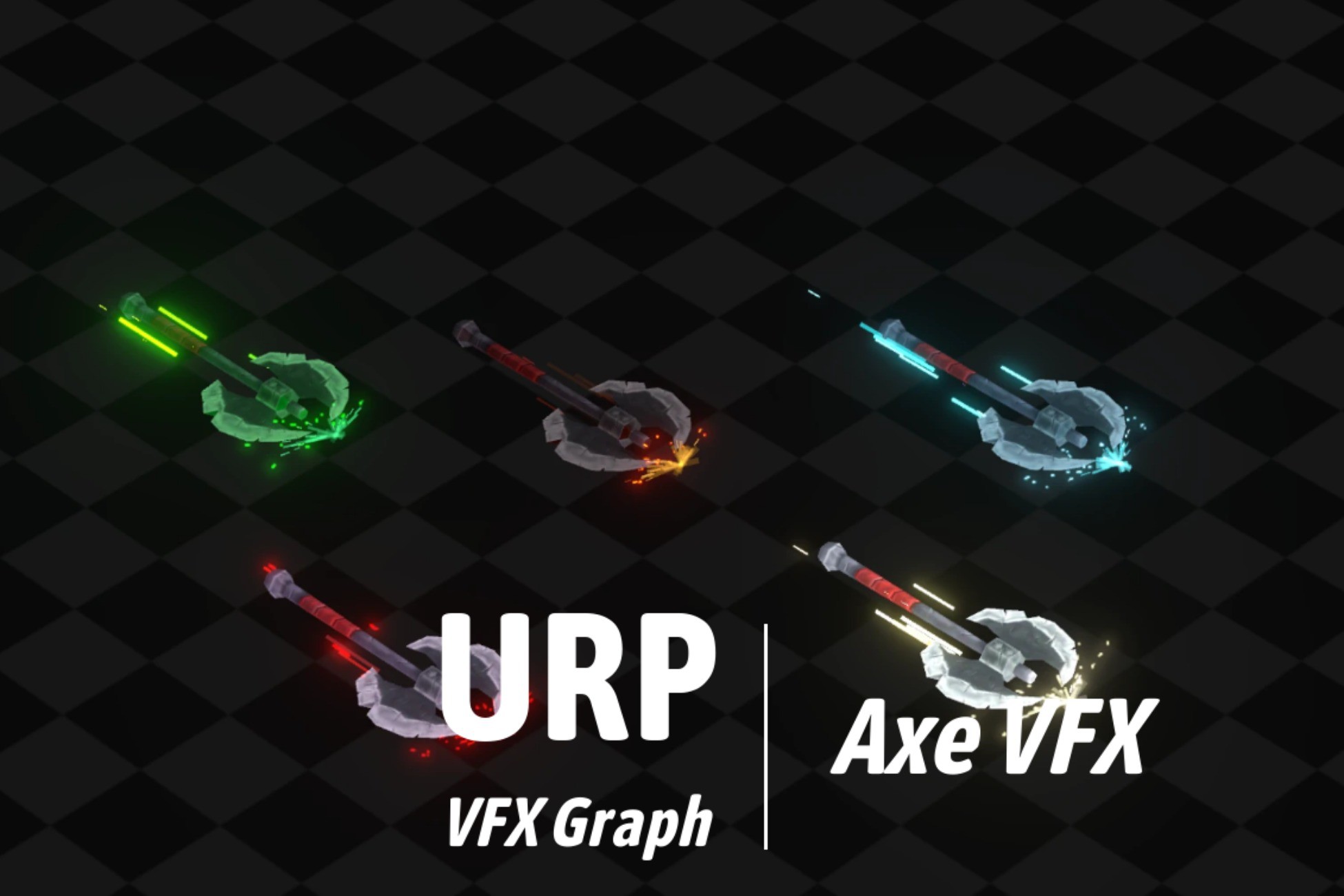 VFX Graph - Axe VFX | 呪文 | Unity Asset Store