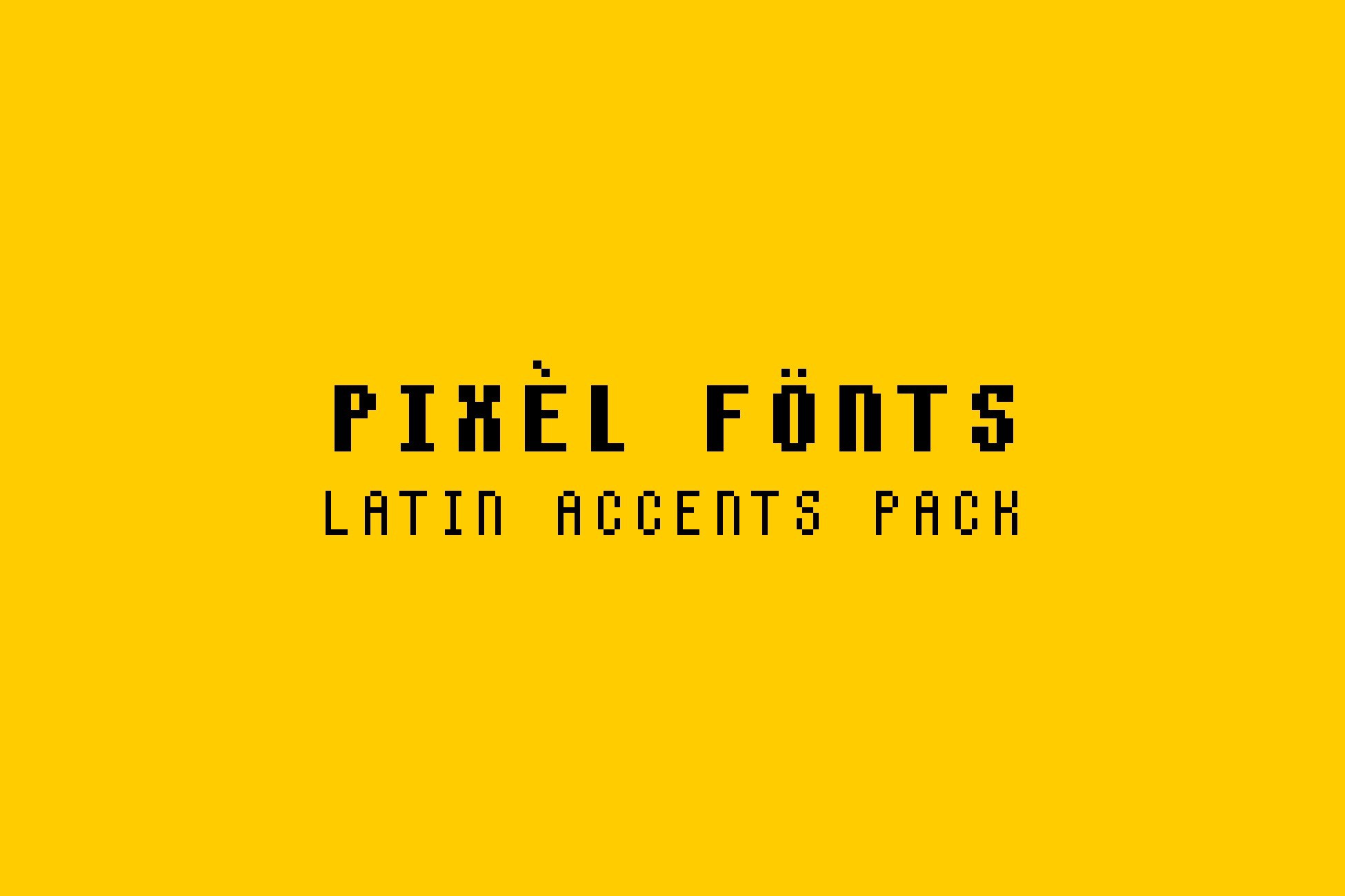 Pixel Fonts - Latin Accents Pack | 2D Fonts | Unity Asset Store