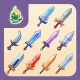 Casual Fantasy Sword Icon Pack – 10 Stylized Enchanted Swords