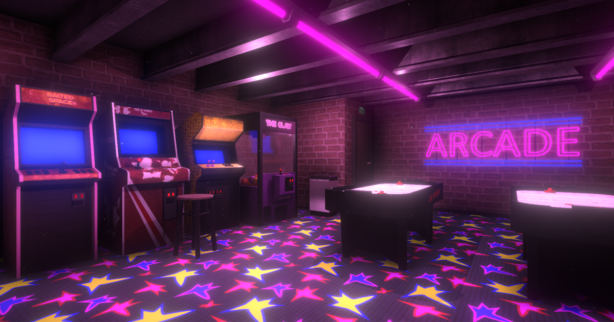 Arcade Room Interior | 3D Environments | Unity Asset Store