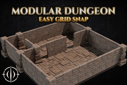 Modular Dungeon Snap Grid