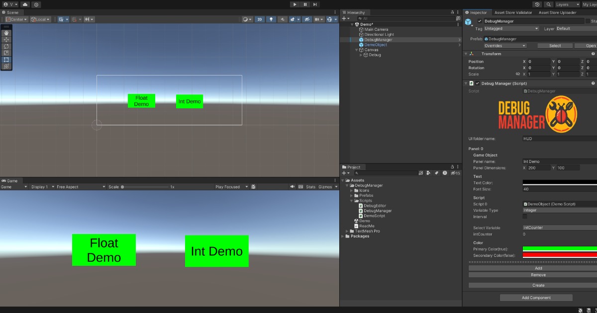 Debug Manager - UI Tool | Utilities Tools | Unity Asset Store