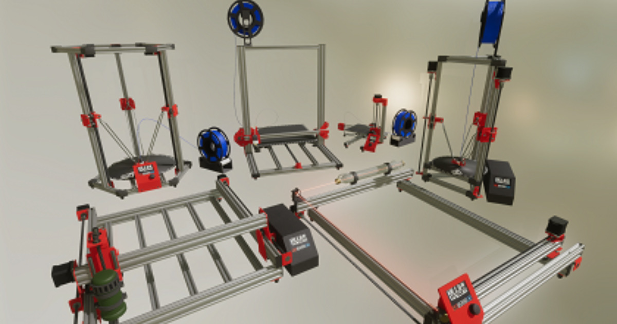 Unityxt Sample Machine Modular Extrusions Machines | 3D 工业产品 | Unity Asset Store