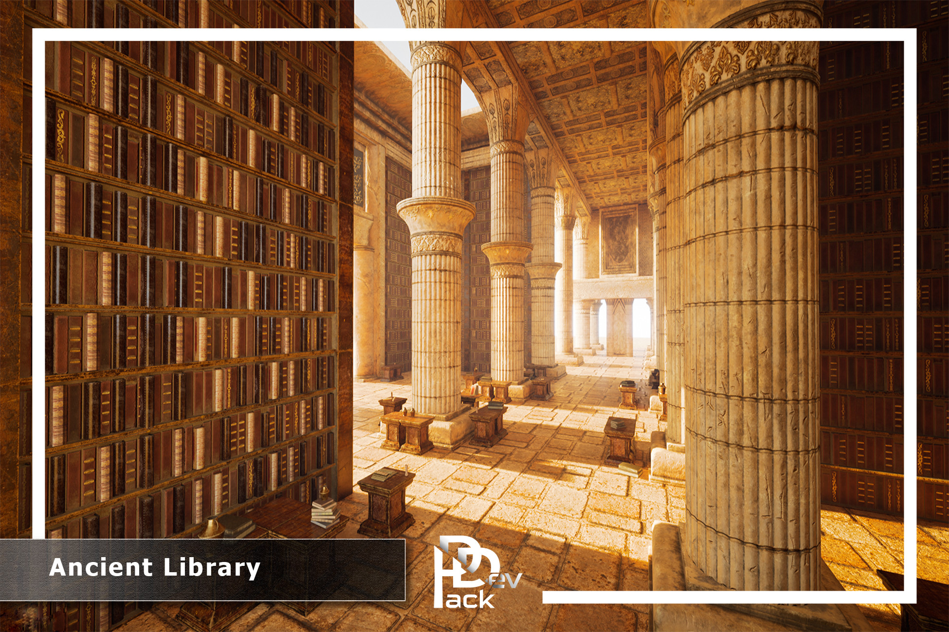 Ancient Library / 43+ Assets | 3D Props | Unity Asset Store
