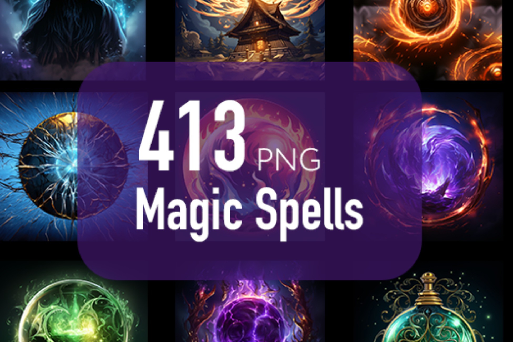 413 Magic Spells | 2D | Unity Asset Store