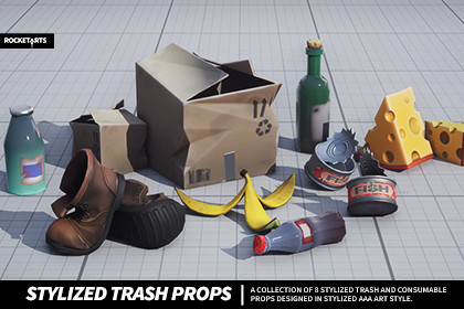 Stylized Trash Pack