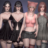 Cute Goth Girls Modular Pack