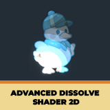 Advanced Dissolve Shader 2D - Shader by Roam Moon