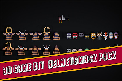 3D Game Kit-Helmet&Mask Pack