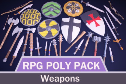 RPG Poly Pack - Weapons