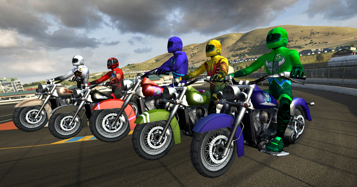 Low Poly Hot Road Bikes With Rider pack-1 | 3D Vehicles | Unity Asset Store