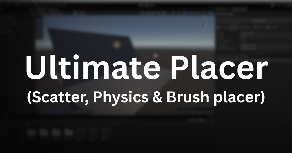 scatter plot in editor - unity engine - unity... Ultimate Placer (Scatter, Physics, Grid & Brush placer) | レベルデザイン ...