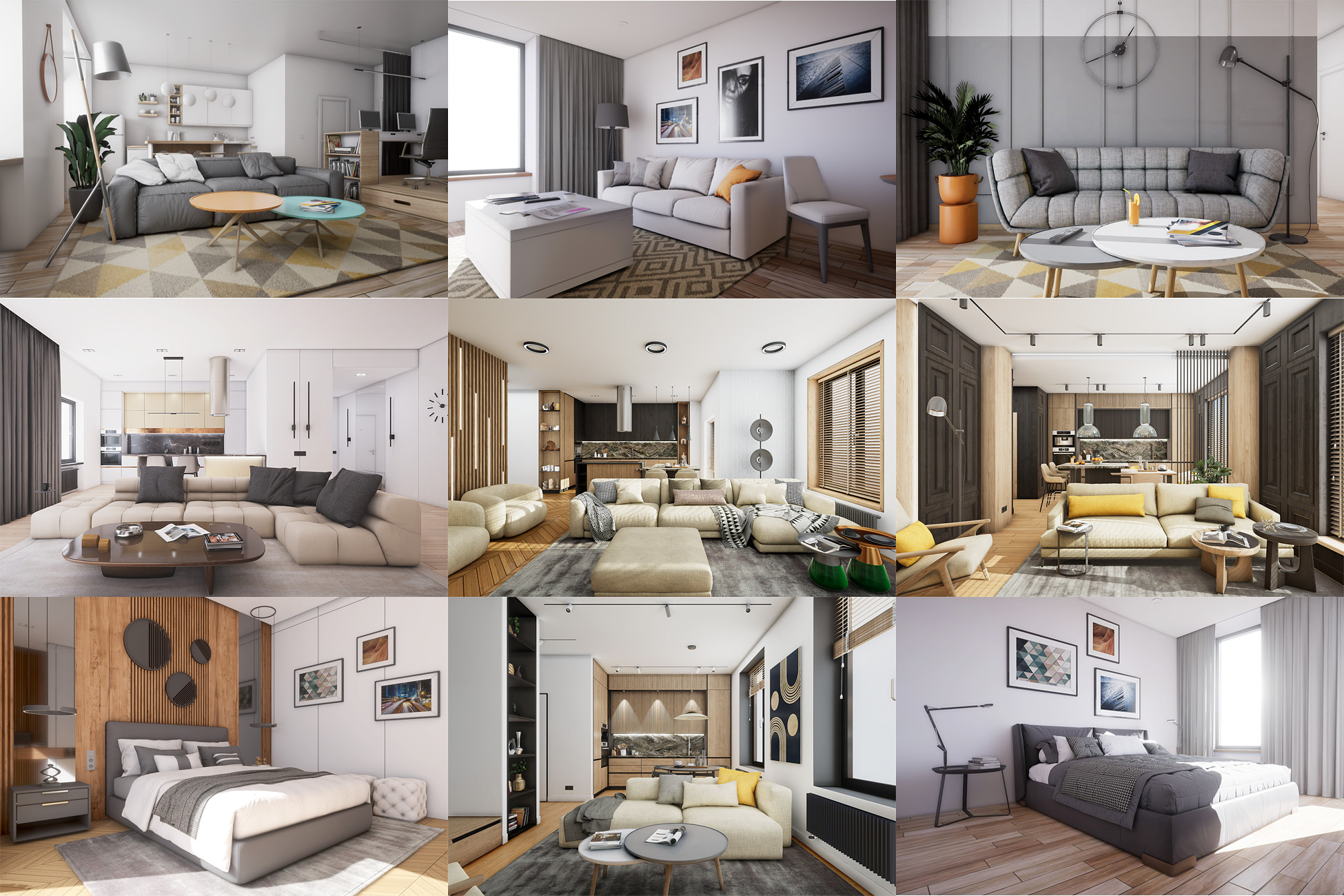 HQ ArchViz Interiors Mega Pack by Next Level 3D