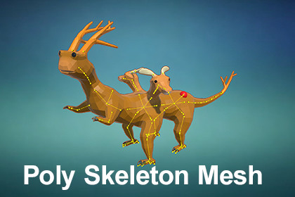 Poly Skeleton Mesh - Procedural Generator