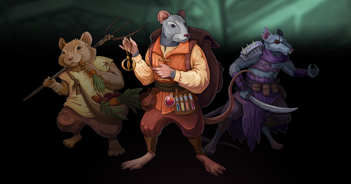 Sd Rats 2d Rat Folk | 2D Characters | Unity Asset Store