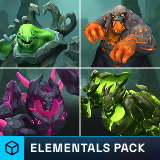 Stylized Fantasy Elementals Pack #3