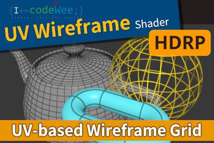 UV Wireframe Shader(HDRP)