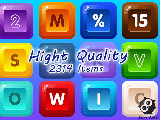 Letters & Numbers Mega Pack | 2D Environments | Unity Asset Store