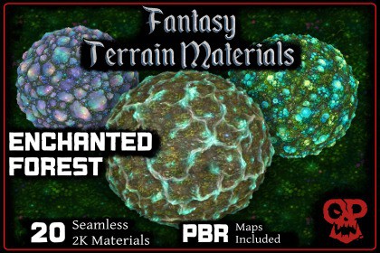 Fantasy Terrain Materials | Enchanted Forest
