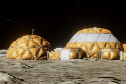 Moon Base mini launch pad