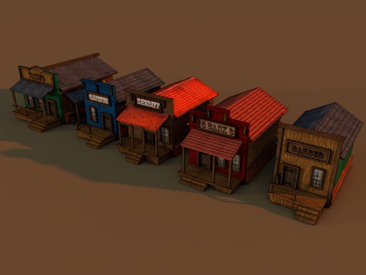 West Old Bulding | 3D Historic | Unity Asset Store