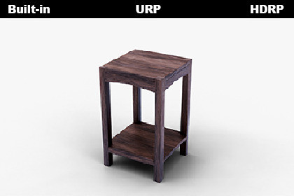 Side Table – Game Ready Model