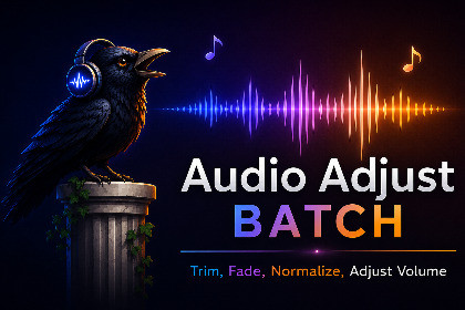 Audio Adjust Batch (Trim, Fade, Volume)