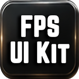 FPS Shooter Game UI Kit Complete Military HUD, Main Menu, Store, Mobile GUI