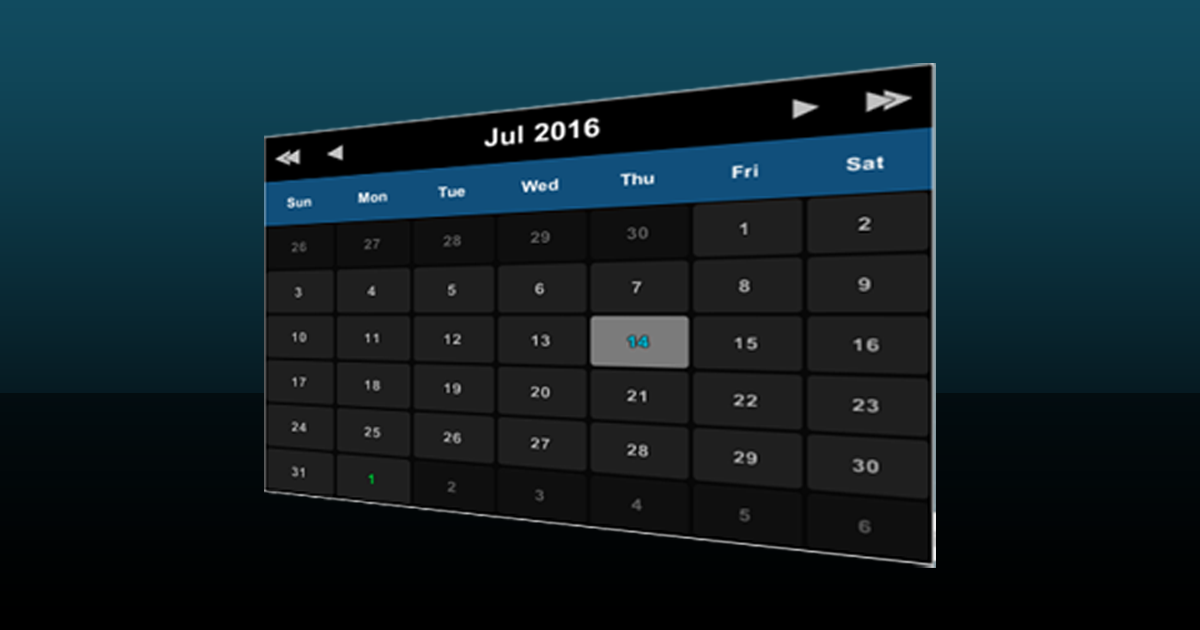 Gui Date DatePicker for UnityUI | GUI Tools | Unity Asset Store