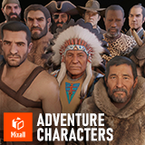 Adventure Characters — Cowboy, Pirate, Samurai and ets.