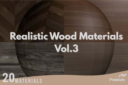 Essential Realistic Wood Materials Vol 3