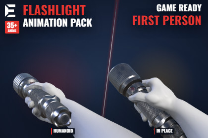 Flashlight Animation Pack | First person