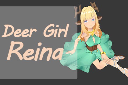 Reina Deer Anime Fantasy Girl